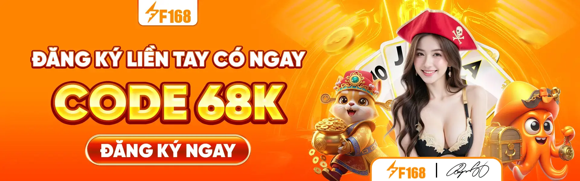 Banner đăng ký f168.com nhận ngay 68k